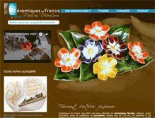 Tablet Screenshot of ceramiquesdefrance.com
